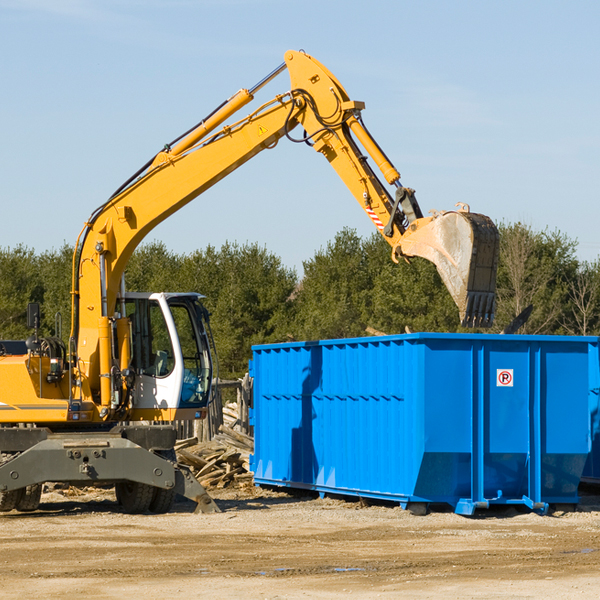 what size residential dumpster rentals are available in Eden